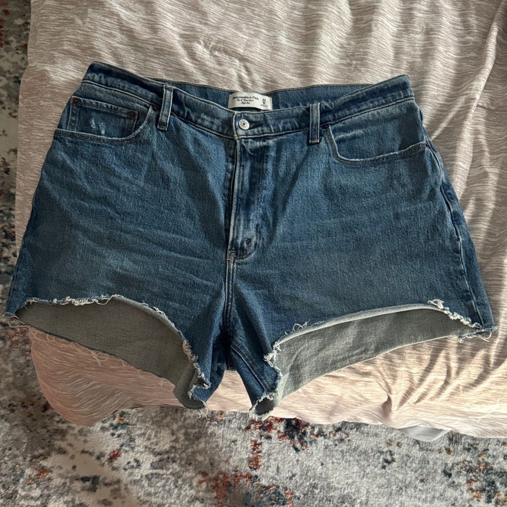 Abercrombie & Fitch Blue Jean Shorts